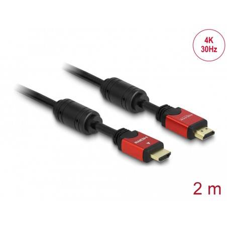 Delock HDMI Kabel 4K 30 Hz 2 m