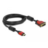 Delock HDMI zu DVI 24+1 Kabel bidirektional 3 m
