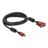 Delock HDMI zu DVI 24+1 Kabel bidirektional 5 m