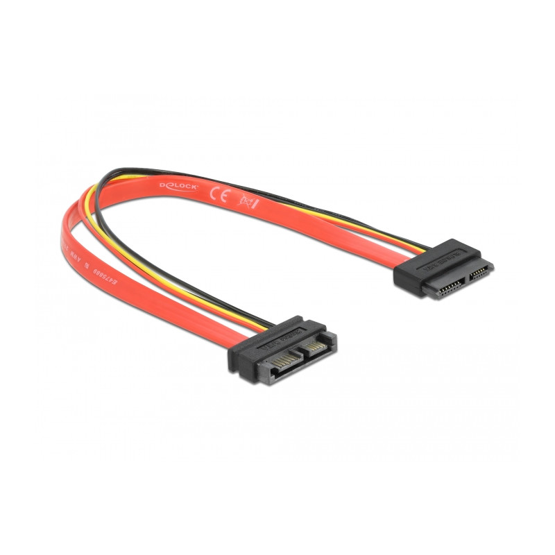 Delock Verlängerungskabel Slim SATA Stecker - Buchse 30 cm