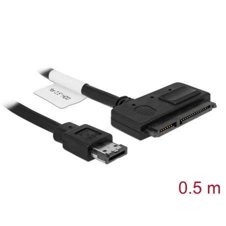 Delock Kabel Power Over eSATA - SATA 22 Pin 0,5 m