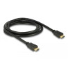 Delock Kabel High Speed HDMI mit Ethernet – HDMI A Stecker - HDMI A Stecker 4K 2,0 m