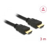 Delock Kabel High Speed HDMI mit Ethernet – HDMI A Stecker - HDMI A Stecker 4K 3 m