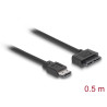 Delock Kabel eSATAp - Slimline SATA13 Pin 0,5 m