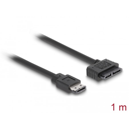Delock Kabel eSATAp - Slimline SATA13 Pin 1,0 m