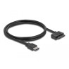 Delock Kabel eSATAp - Slimline SATA13 Pin 1,0 m
