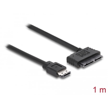 Delock Kabel eSATAp - Micro SATA 16pin 1m