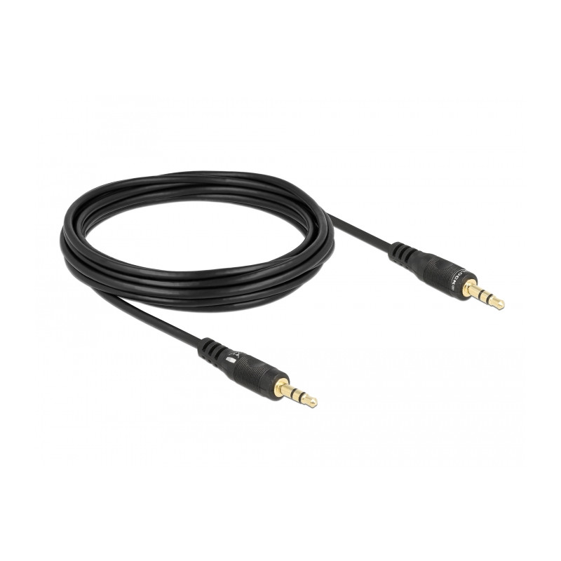 Delock Kabel Audio Klinke 3,5 mm 3 Pin Stecker / Stecker 5 m