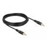 Delock Kabel Audio Klinke 3,5 mm 3 Pin Stecker / Stecker 5 m