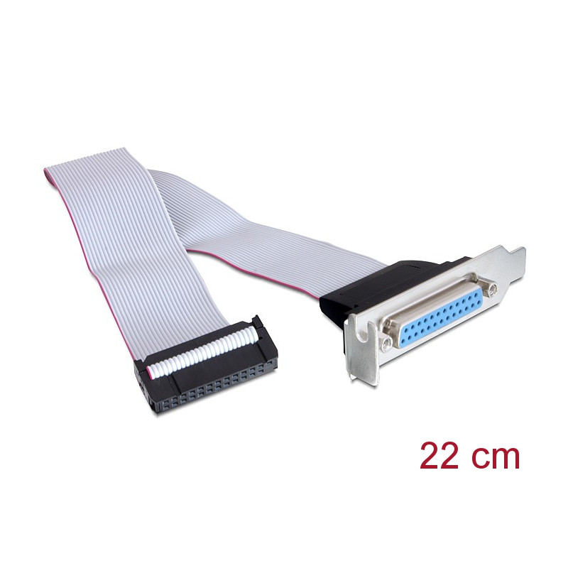 Delock Low Profile Slotblech - 1 x Parallel