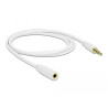Delock Verlängerungskabel Audio Klinke 3,5 mm Stecker / Buchse 4 Pin 1 m