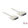 Delock Serielles Kabel D-Sub 25 Stecker zu Stecker 10 m