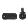 Delock TOSLINK Adapter Stecker auf Buchse, 90° gewinkelt und 360° drehbar