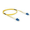 Delock Kabel Lichtwellenleiter LC - LC Singlemode OS2 1 m