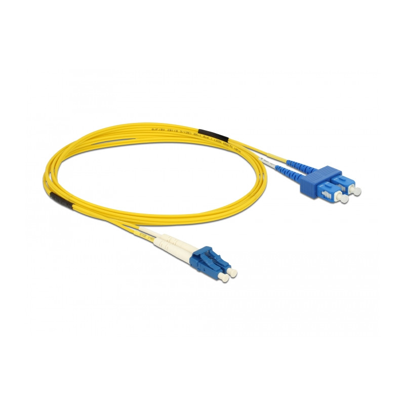 Delock Kabel Lichtwellenleiter LC - SC Singlemode OS2 2 m