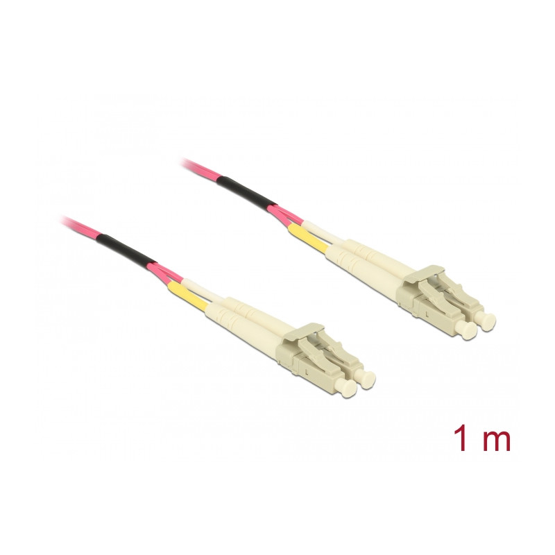Delock Kabel Lichtwellenleiter LC - LC Multimode OM4 1 m