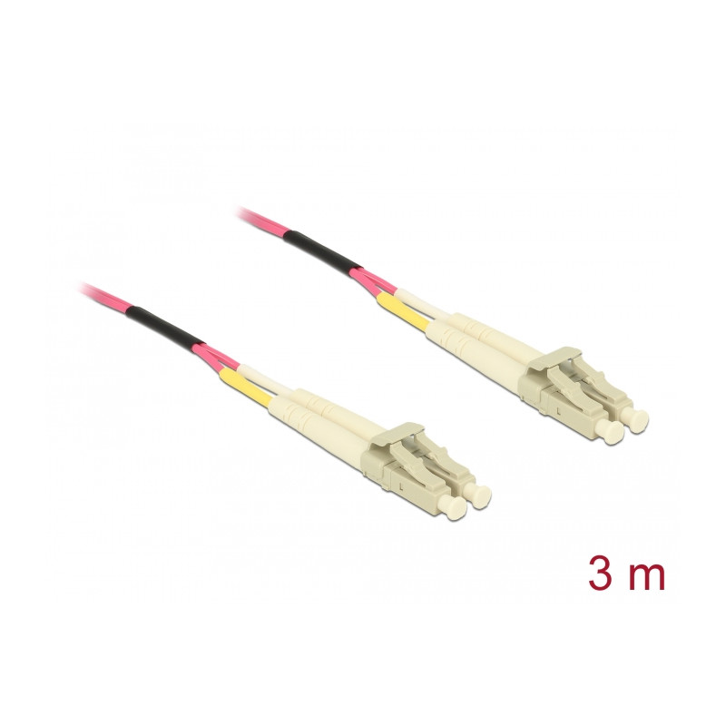 Delock Kabel Lichtwellenleiter LC - LC Multimode OM4 3 m