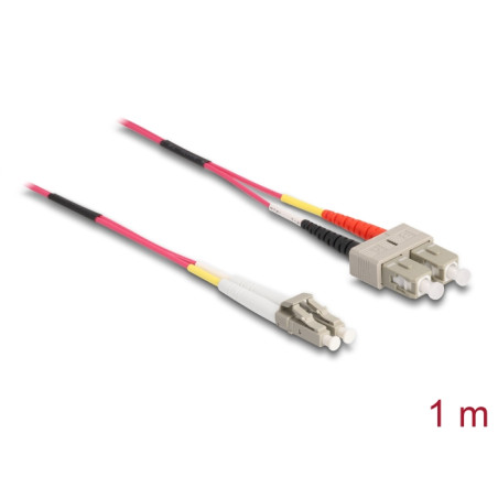 Delock Kabel Lichtwellenleiter LC - SC Multimode OM4 1 m