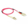 Delock Kabel Lichtwellenleiter LC - SC Multimode OM4 1 m