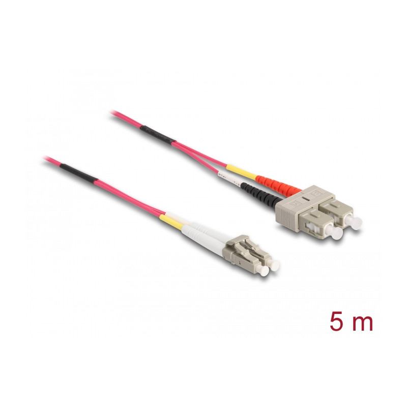Delock Kabel Lichtwellenleiter LC - SC Multimode OM4 5 m