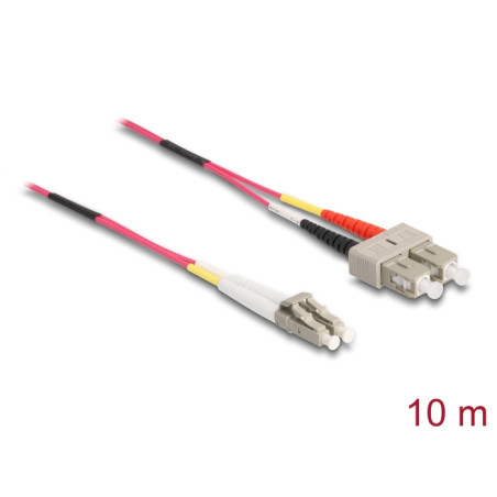 Delock Kabel Lichtwellenleiter LC - SC Multimode OM4 10 m