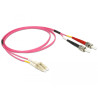 Delock Kabel Lichtwellenleiter LC - ST Multimode OM4 1 m