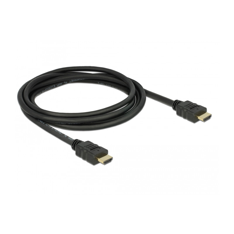 Delock Kabel High Speed HDMI mit Ethernet HDMI A Stecker - HDMI A Stecker 3D 4K 1 m