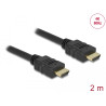 Delock Kabel High Speed HDMI mit Ethernet HDMI A Stecker - HDMI A Stecker 3D 4K 2 m