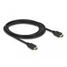Delock Kabel High Speed HDMI mit Ethernet HDMI A Stecker - HDMI A Stecker 3D 4K 2 m