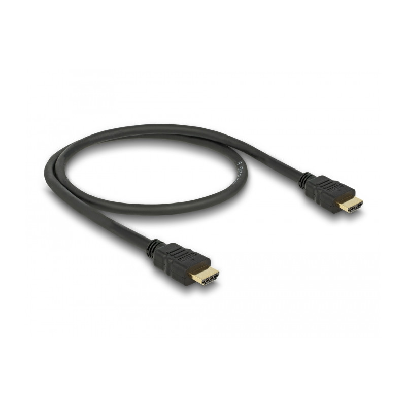 Delock Kabel High Speed HDMI mit Ethernet – HDMI A Stecker - HDMI A Stecker 4K 0,5 m