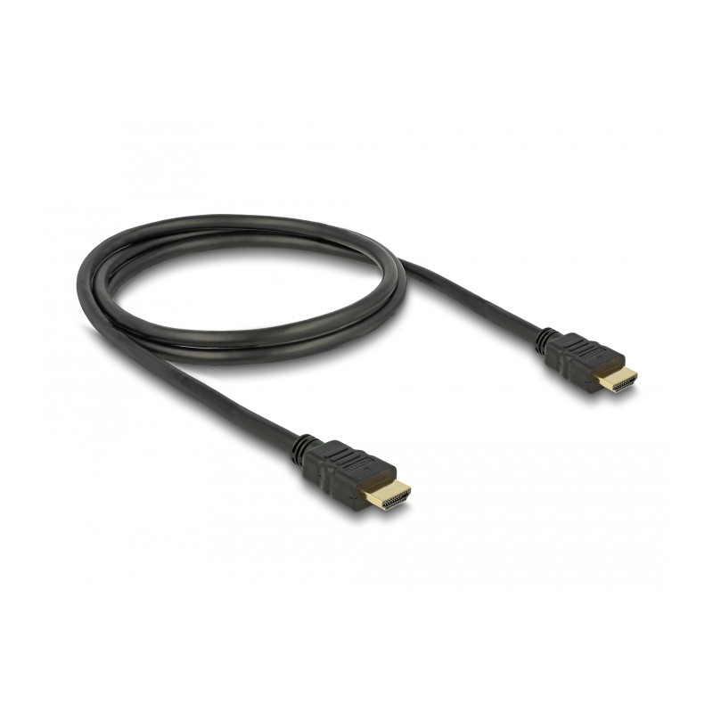 Delock Kabel High Speed HDMI mit Ethernet – HDMI A Stecker - HDMI A Stecker 4K 1,0 m