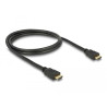 Delock Kabel High Speed HDMI mit Ethernet – HDMI A Stecker - HDMI A Stecker 4K 1,0 m