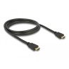 Delock Kabel High Speed HDMI mit Ethernet – HDMI A Stecker - HDMI A Stecker 4K 1,5 m