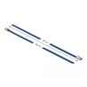 Delock Edelstahlkabelbinder L 400 x B 4,6 mm blau 10 Stück