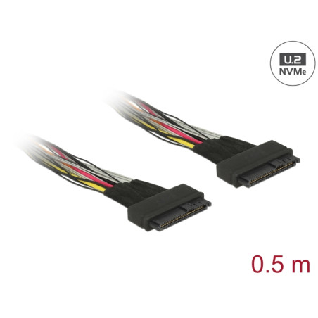 Delock Kabel U.2 SFF-8639 Buchse - U.2 SFF-8639 Buchse 50 cm