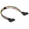 Delock Kabel U.2 SFF-8639 Buchse - U.2 SFF-8639 Buchse 50 cm