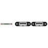 Delock Kabel USB 2.0 Pfostenbuchse 1,25 mm 8 Pin - 2 x USB 2.0 Typ-A Buchse zum Einbau 25 cm