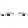 Delock Thunderbolt™ 3 (20 Gb/s) USB-C™ Kabel Stecker - Stecker passiv 1,0 m 5 A schwarz