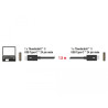 Delock Thunderbolt™ 3 (20 Gb/s) USB-C™ Kabel Stecker - Stecker passiv 1,5 m 5 A schwarz