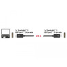 Delock Thunderbolt™ 3 (20 Gb/s) USB-C™ Kabel Stecker - Stecker passiv 2,0 m 3 A schwarz