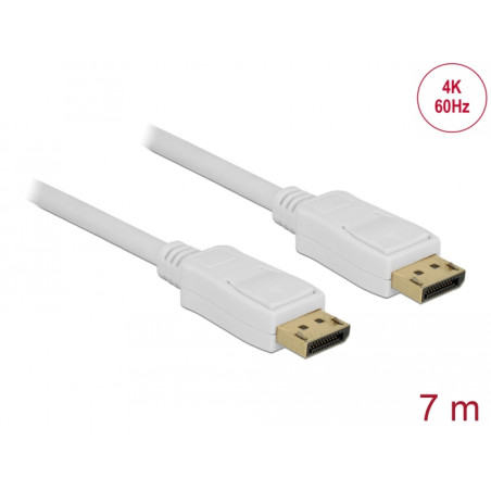 Delock Kabel DisplayPort 1.2 Stecker - DisplayPort Stecker 4K 60 Hz 7 m