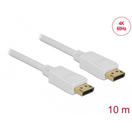 Delock Kabel DisplayPort 1.2 Stecker - DisplayPort Stecker 4K 60 Hz 10 m