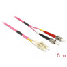 Delock Kabel Lichtwellenleiter LC - ST Multimode OM4 5 m