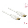 Delock Kabel DisplayPort 1.2 Stecker - DisplayPort Stecker 4K 2 m