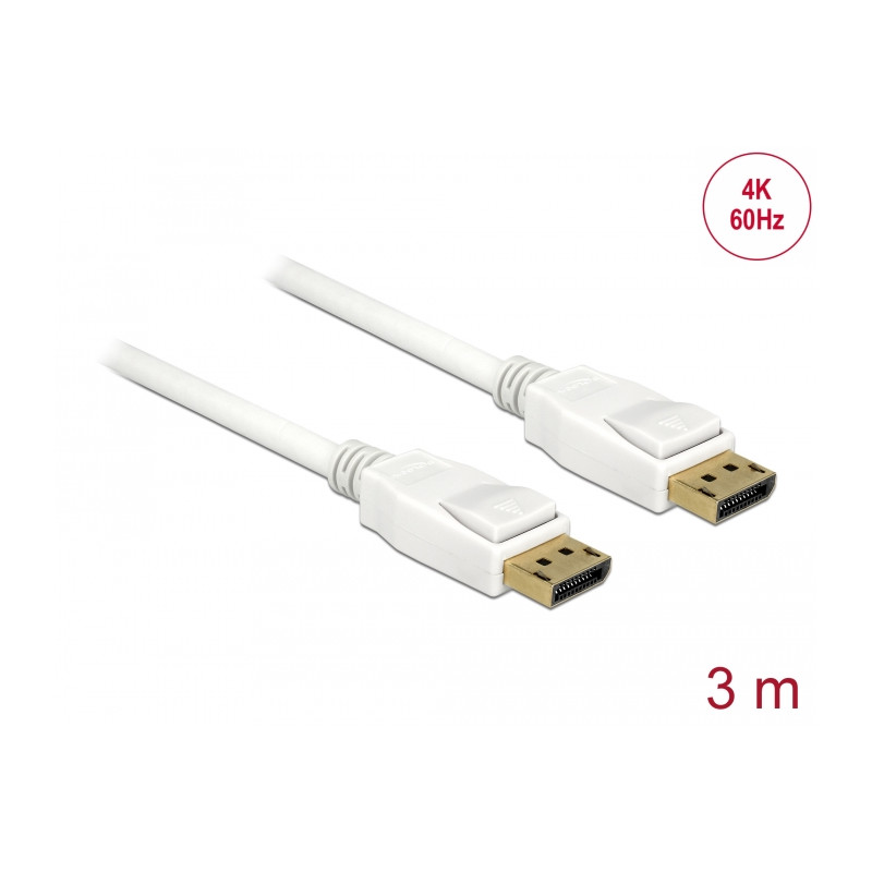 Delock Kabel DisplayPort 1.2 Stecker - DisplayPort Stecker 4K 3 m