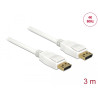 Delock Kabel DisplayPort 1.2 Stecker - DisplayPort Stecker 4K 3 m