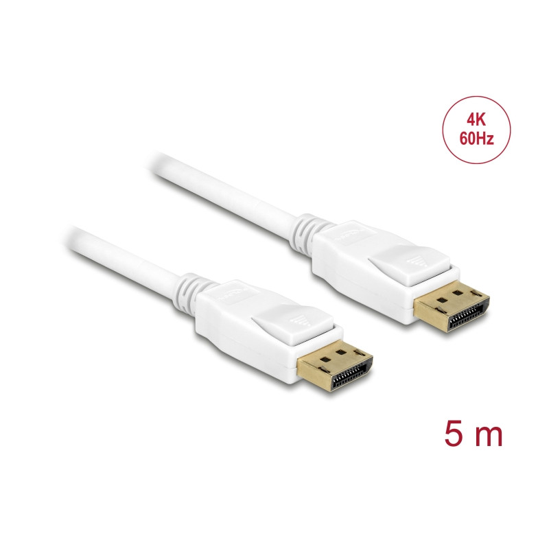 Delock Kabel DisplayPort 1.2 Stecker - DisplayPort Stecker 4K 5 m