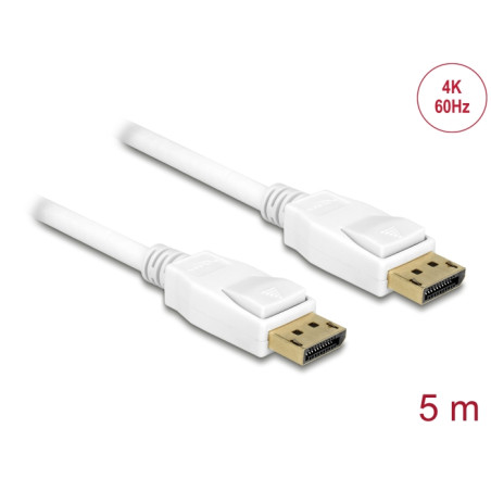 Delock Kabel DisplayPort 1.2 Stecker - DisplayPort Stecker 4K 5 m