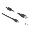 Delock Kabel USB 2.0 Typ-A Stecker - USB 2.0 Mini-B Stecker 1,0 m schwarz