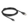 Delock Kabel USB 2.0 Typ-A Stecker - USB 2.0 Mini-B Stecker 1,5 m schwarz